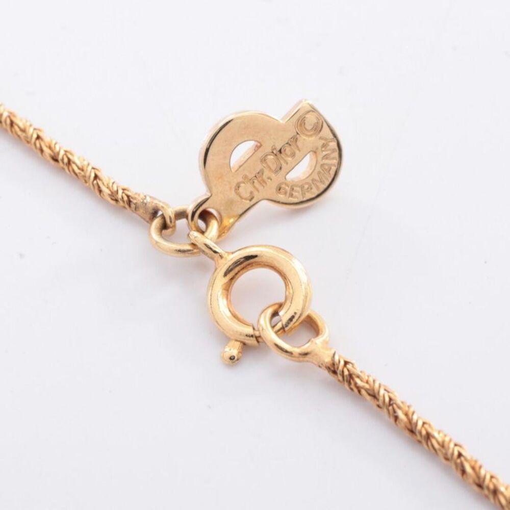 Dior CD Logo Necklace Gold Plated - Picture 2 of 5